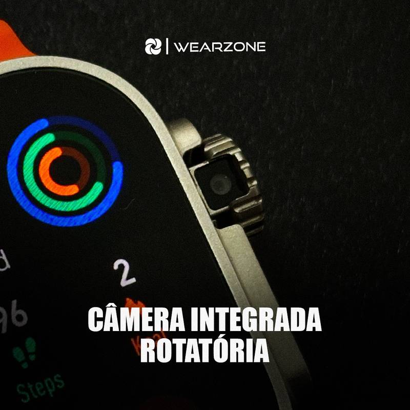 Wearzone Horizon Pro Câmera Rotativa + NFC | 16Gb de Armazenamento e 2Gb de Ram