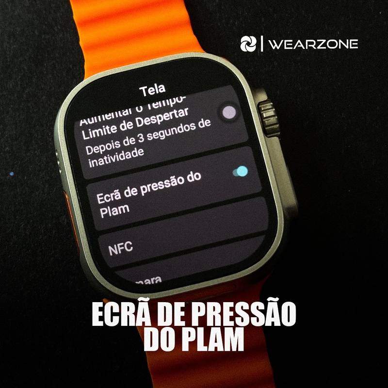 Wearzone Horizon Pro Câmera Rotativa + NFC | 16Gb de Armazenamento e 2Gb de Ram