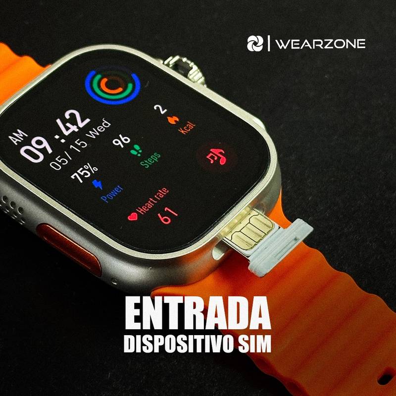 Wearzone Horizon Pro Câmera Rotativa + NFC | 16Gb de Armazenamento e 2Gb de Ram