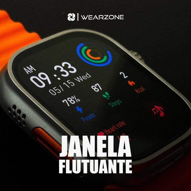 Wearzone Horizon Pro Câmera Rotativa + NFC | 16Gb de Armazenamento e 2Gb de Ram