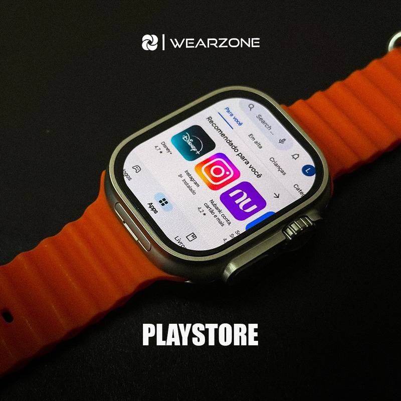 Wearzone Horizon Pro Câmera Rotativa + NFC | 16Gb de Armazenamento e 2Gb de Ram
